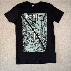 Panic At The Disco T Shirt XS Black Minimal Graphic Tee PATD Band Shirt